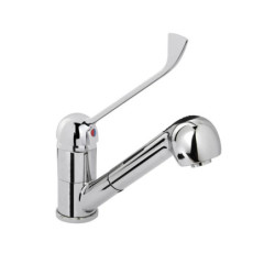 Pull-out Basin Tap – Flexible Stainless Steel Spout | hendi