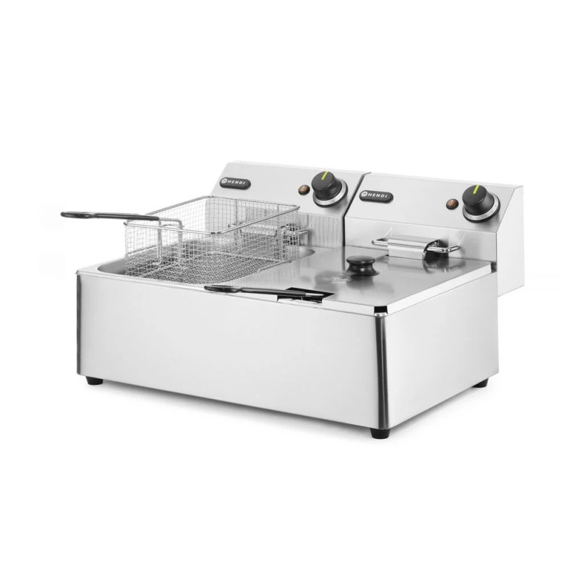 Deep Fryer Kitchen Line 2x6L – Dual Heating | hendi