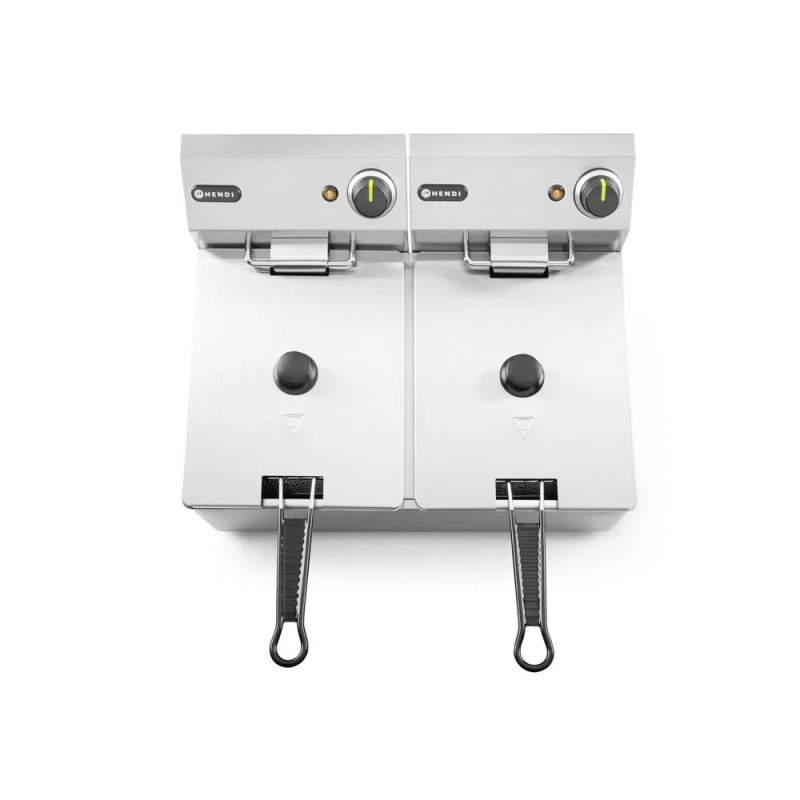 Deep Fryer Kitchen Line 2x6L – Dual Heating | hendi