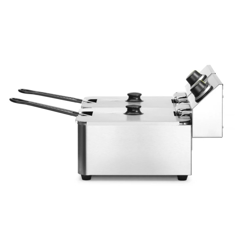 Deep Fryer Kitchen Line 2x6L – Dual Heating | hendi
