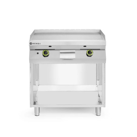 Plaque de cuisson gaz lisse 800x700 mm – sécurité HENDI