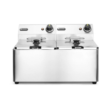 Friteuse 2x 8L Kitchen Line – Puissante et robuste | hendi