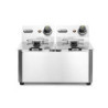 Deep Fryer Kitchen Line 2x4L – Dual Heating | hendi