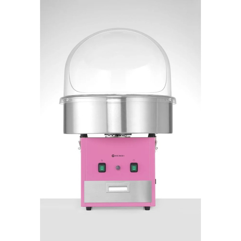 Zuckerwatte-Maschine – 1130W Leistung & Edelstahlschale | hendi