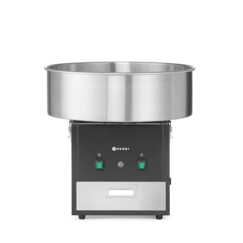 Machine à barbe à papa acier inox 520x520 mm | hendi
