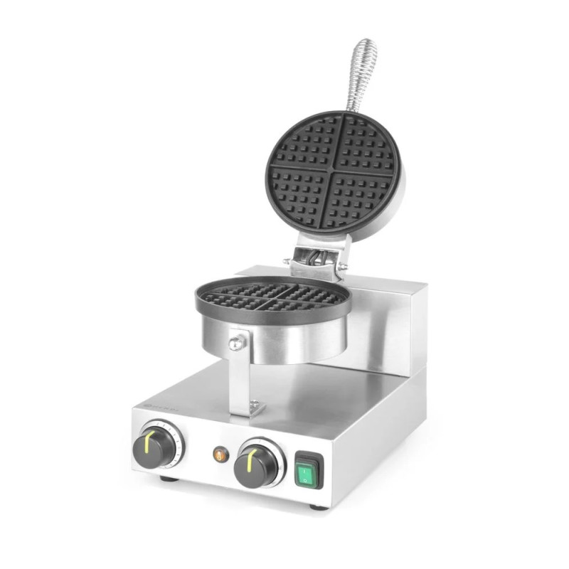 Gaufrier rond réglable 1000W – hendi 250x491x285 mm
