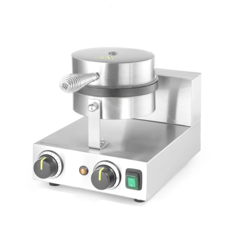 Gaufrier rond réglable 1000W – hendi 250x491x285 mm
