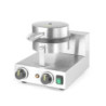 Gaufrier rond réglable 1000W – hendi 250x491x285 mm