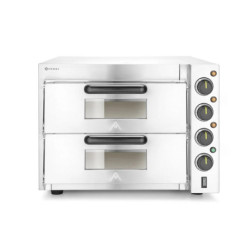 Double deck pizza oven 3000W – Compact design | hendi