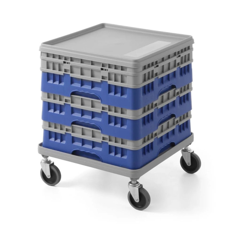 Fahrgestell für Universal-Regale 500x500 mm – robust | amerbox