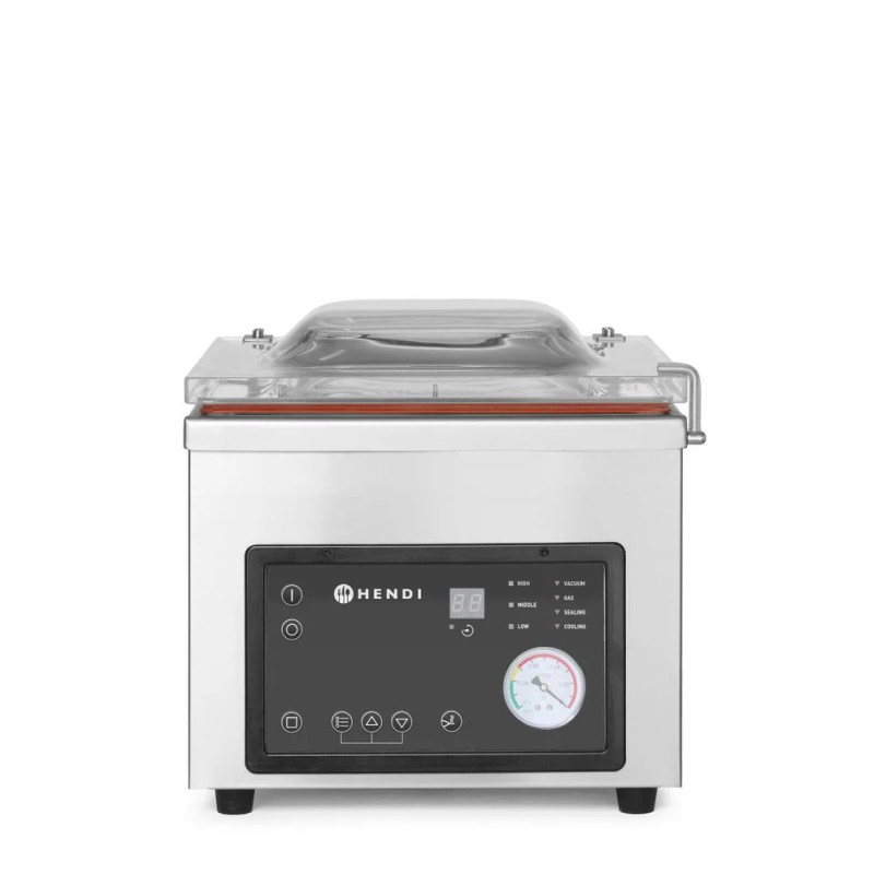 Machine à emballer sous vide avec chambre – acier inox | hendi