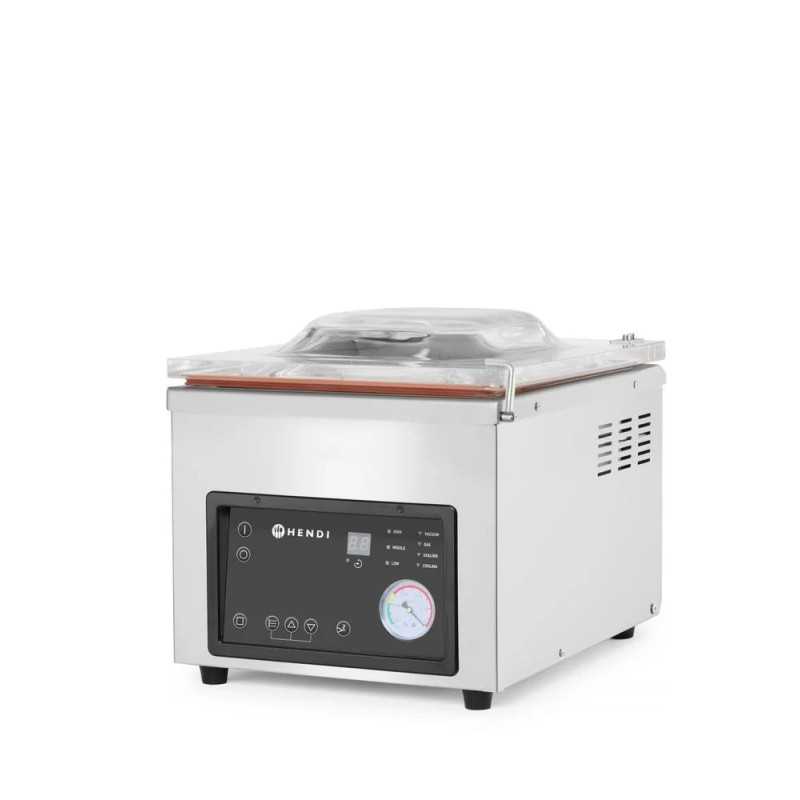 Machine à emballer sous vide avec chambre – acier inox | hendi