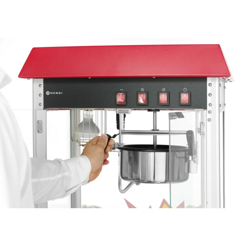 Popcorn Machine with Stirring Pan – 1500W | hendi