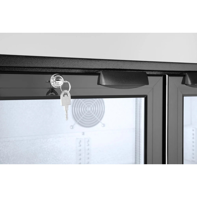 Kühlschrank mit doppelter Rücktür 900x530x870 mm | arktic