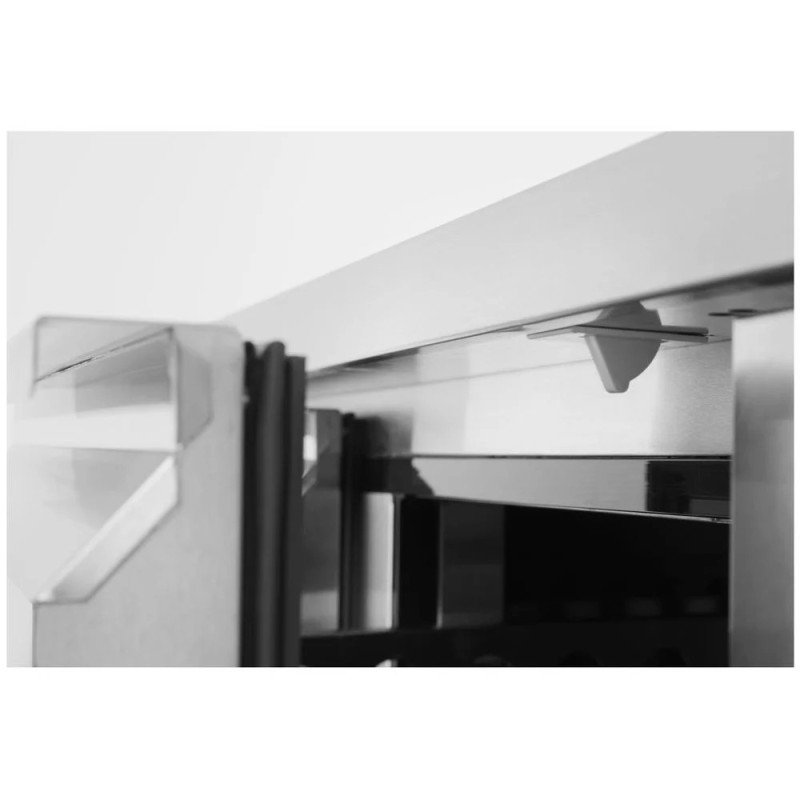 Réfrigérateur comptoir 280L 4 tiroirs – inox Arktic
