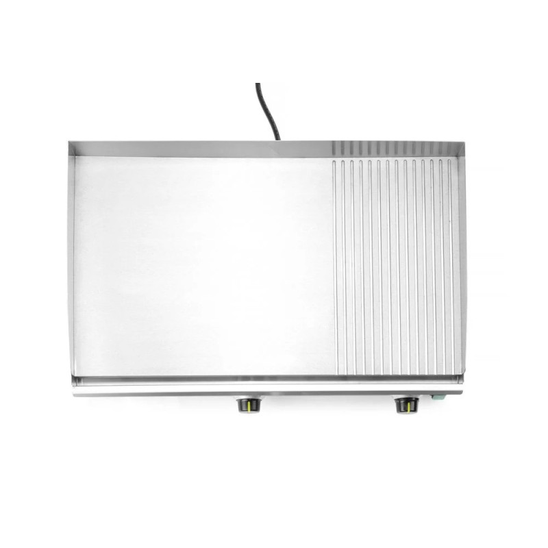 Grill rainuré 1/3 – cuisson polyvalente 3500 W | hendi