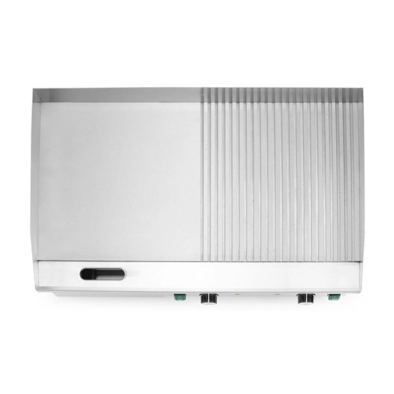 Grill halb glatt/gerippt 717x383 mm – stufenlos regelbar | hendi