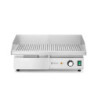 Grill rainuré acier inox 3000W – hendi 154984