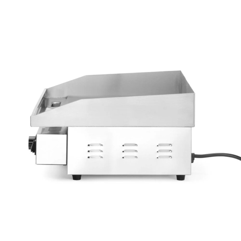 Grill rainuré acier inox 3000W – hendi 154984