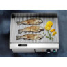 Grill rainuré acier inox 3000W – hendi 154984