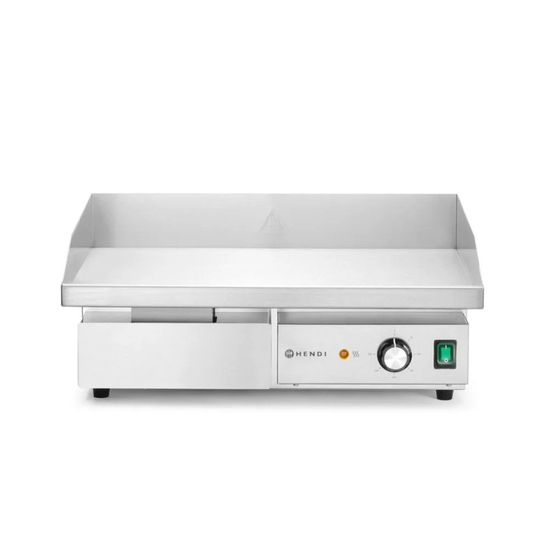 Grill lisse réglable 3000W – hendi | 550x430x240 mm
