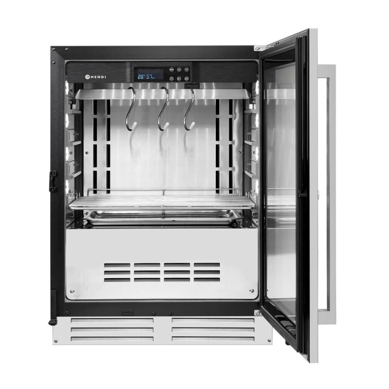 Untertisch-Fleischreifeschrank mit Edelstahl – Hendi 221426