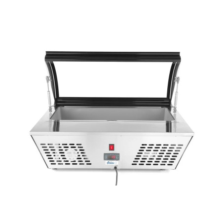 Aufsatz-Salatvitrine – 0-3°C Kühlung | arktic 775x615x235mm