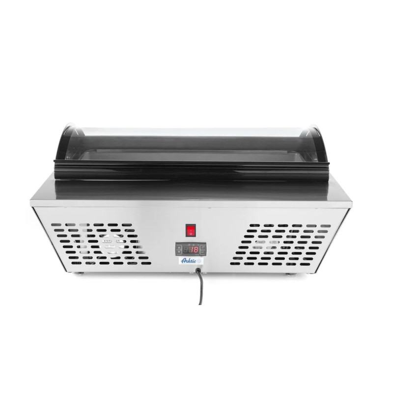 Aufsatz-Salatvitrine – 0-3°C Kühlung | arktic 775x615x235mm