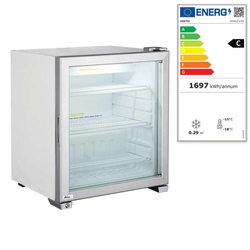 Countertop Display Freezer 90L – Lockable Door | arktic