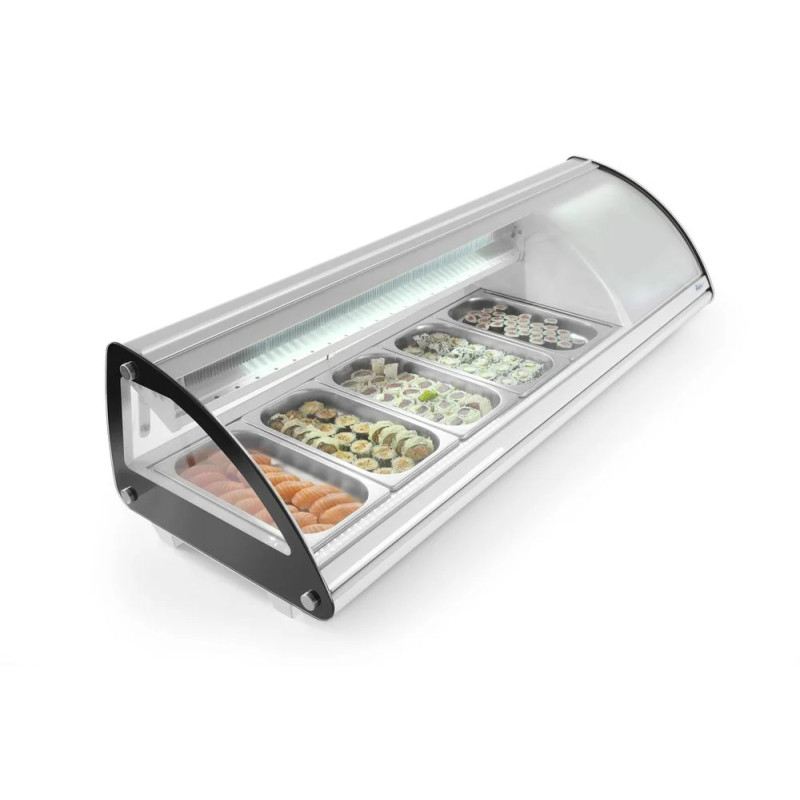 Sushi-Vitrine 5x GN 1/3 – Kühlung 0-6 °C | arktic