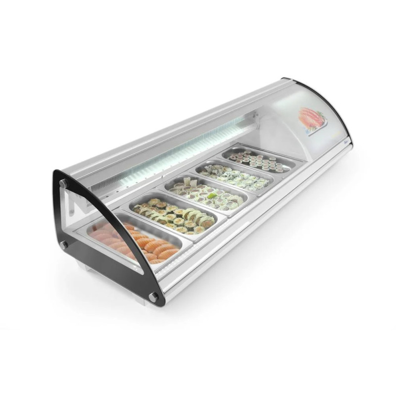 Sushi-Vitrine 5x GN 1/3 – Kühlung 0-6 °C | arktic