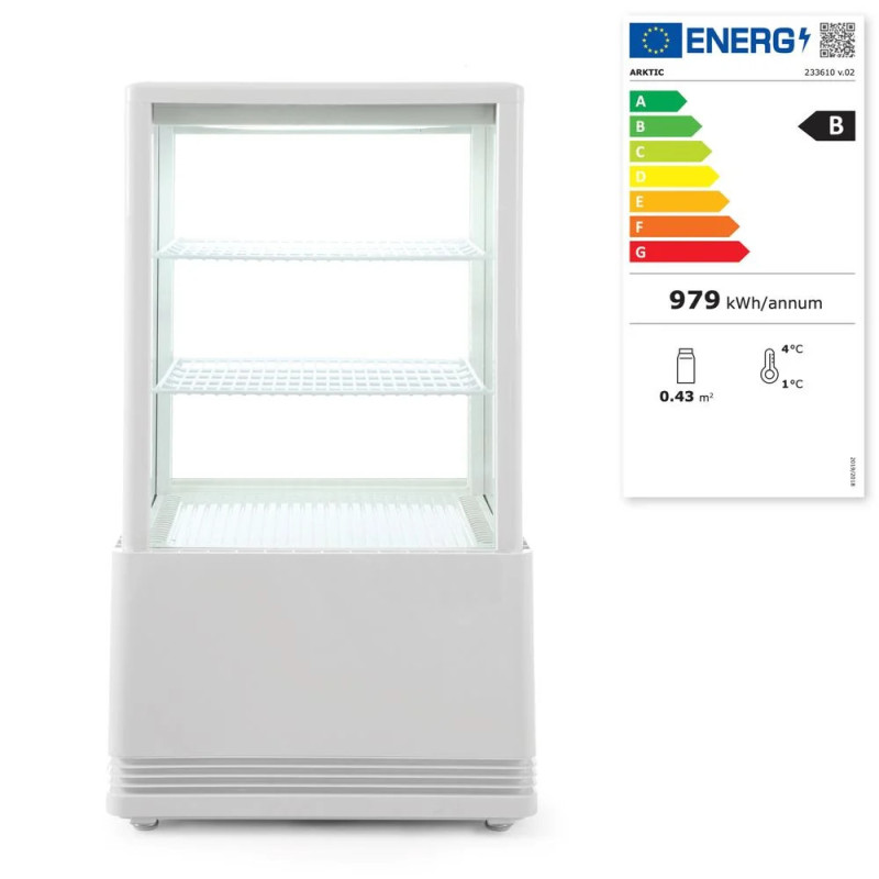 Vitrine de table 58L – température 0-6°C | arktic