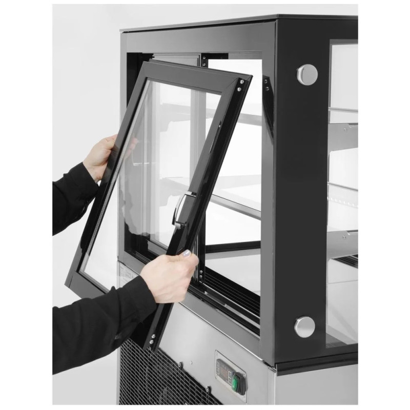 Kühlvitrine mit 2 Regalen – LED-Beleuchtung & R290 | arktic