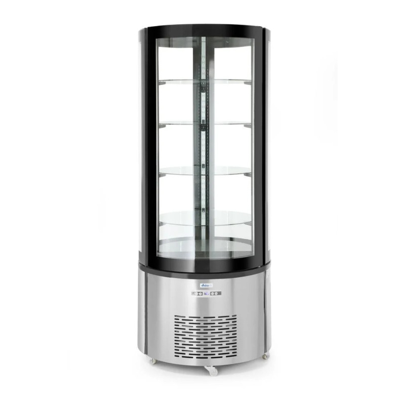 Round Cake Display – 360L Capacity, LED Lighting | arktic