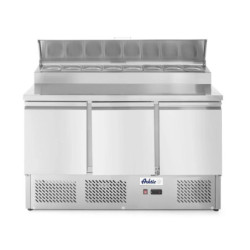 Three Door Salad Counter 380L with GN Display | arktic