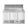Saladette 3 portes 380L inox surélevée – arktic