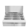 Saladette 300L mit Umluftkühlung – arktic | 2 Türen