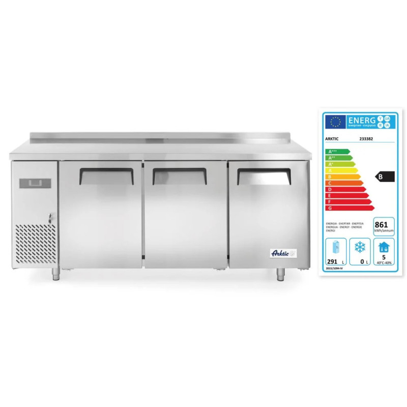 Three Door Refrigerated Counter 1800x600x886 mm | arktic