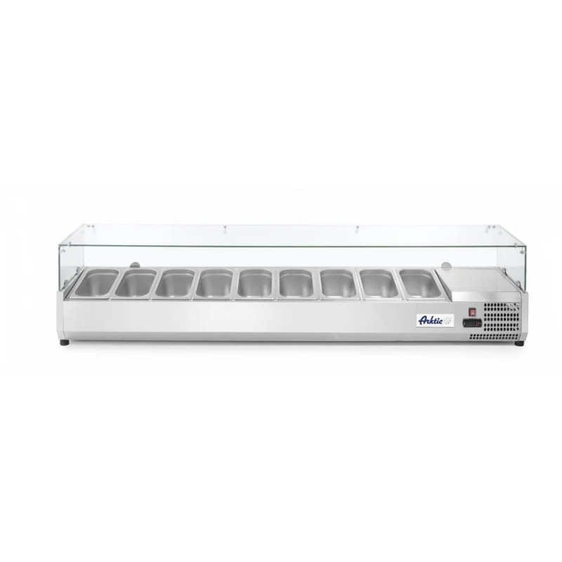 Aufsatz-Kühlvitrine Gastronorm 1/3 – Temperaturregelung | arktic
