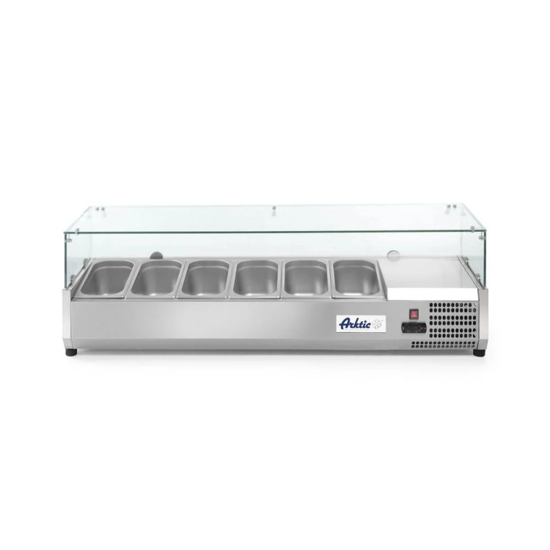 Aufsatz-Kühlvitrine Gastronorm 1/3 – Temperaturregelung | arktic