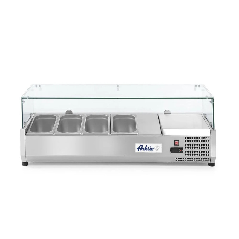 Aufsatz-Kühlvitrine Gastronorm 1/3 – Edelstahl & Kühlung | arktic