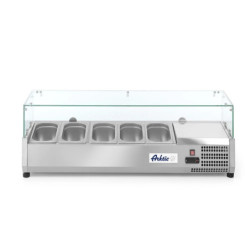 Vitrine réfrigérée statique GN 1/4 – arktic 1205x335x460 mm
