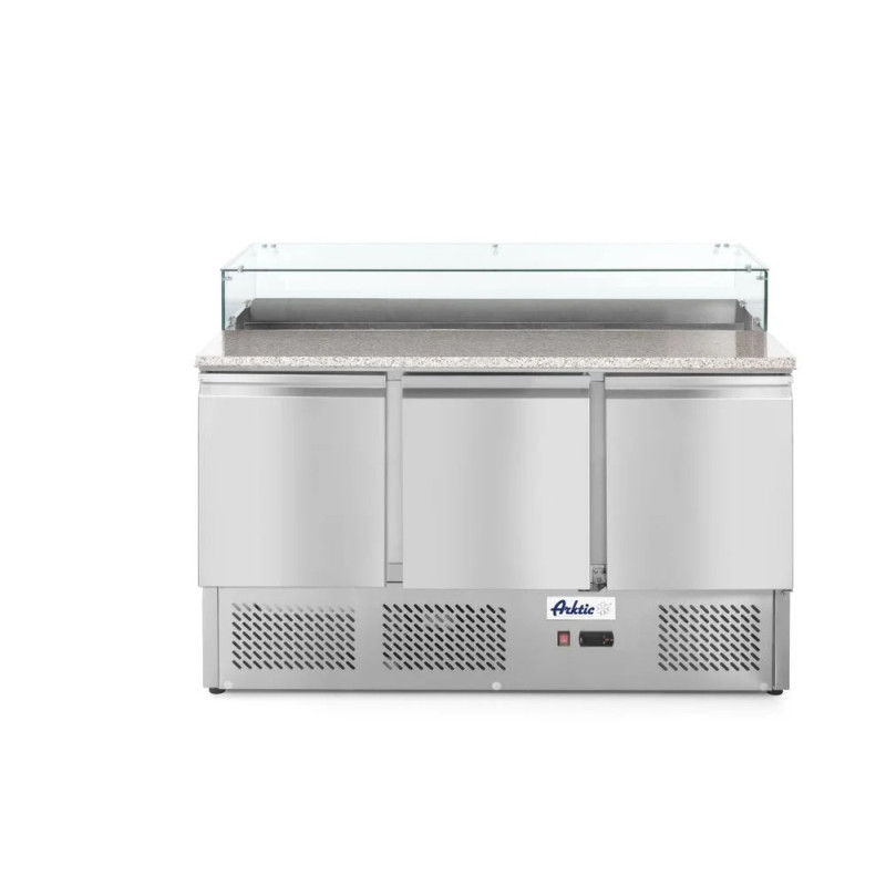 Saladette pizza 3 portes 380L – refroidissement efficace | arktic