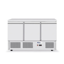 Réfrigérateur comptoir 3 portes 380 L – inox | arktic