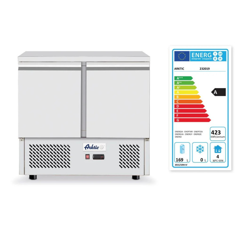 Two Door Refrigerated Counter 300L – Efficient Cooling | arktic