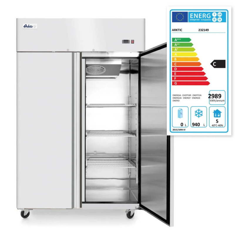 Tiefkühlschrank zweitürig 1240 L – Umluftkühlung | arktic