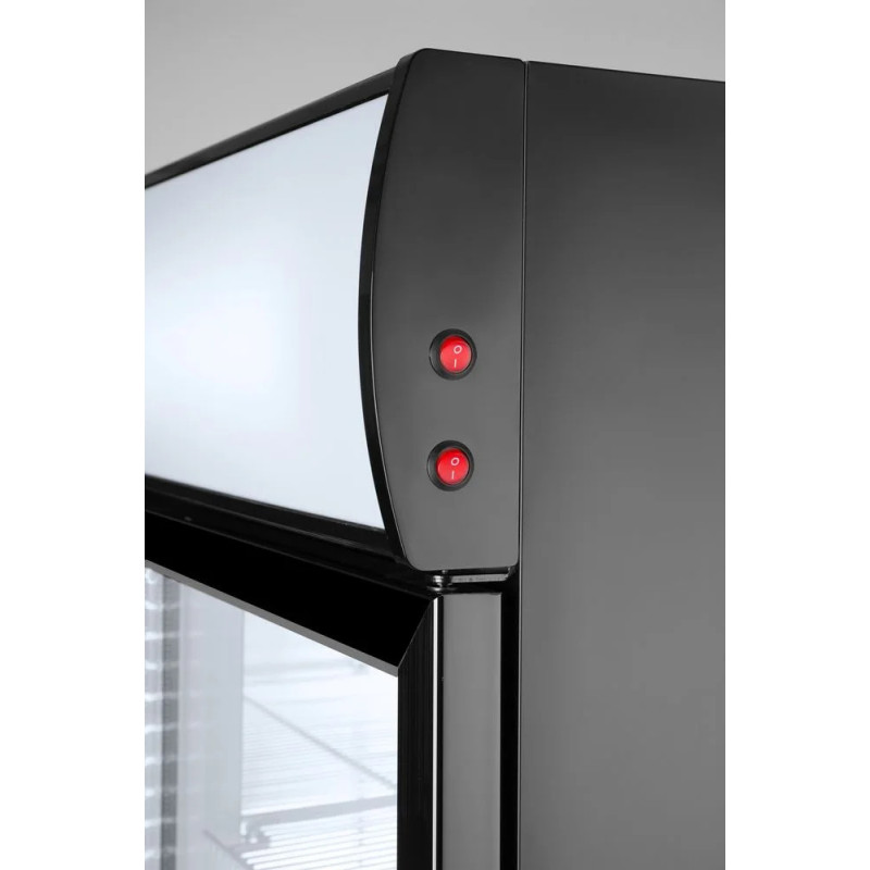 Back bar refrigerator with backlit panel – arktic 578x605x1980mm