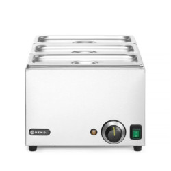 Bain-marie Set with 3 GN 1/3 Containers – Energy Saving | hendi