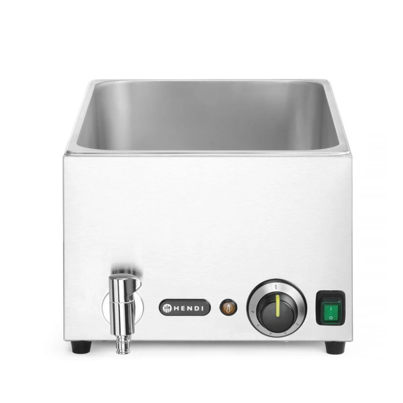 Bain-marie avec robinet vidange 3L – économie énergie | hendi