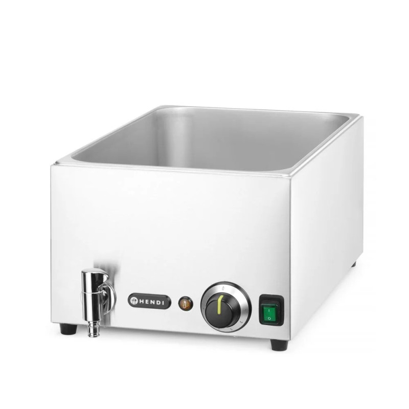 Bain-marie avec robinet vidange 3L – économie énergie | hendi